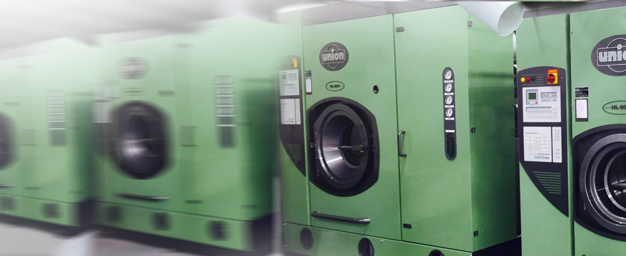 green dry cleaning machines